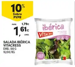 Continente Salada ibérica vitacress promoção