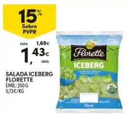 Continente Salada iceberg florette promoção