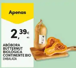 Continente Abóbora butternut continente bio promoção