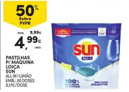Continente Pastilhas p/ maquina loica sun all in 1 limão promoção