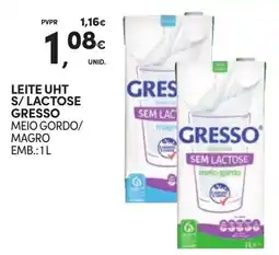 Continente Leite uht s/ lactose gresso meio gordo/ magro promoção