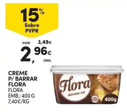 Continente creme p/ barrar flora promoção