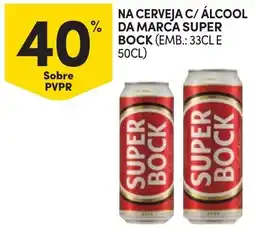 Continente Cerveja c/ álcool da marca super bock promoção