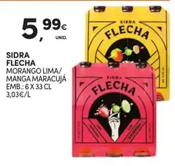 Continente Sidra Flecha Morango Lima/Manga Maracujá promoção