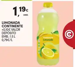 Continente Limonada continente promoção