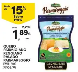 Continente queijo parmigiano reggiano ralado parmareggio promoção