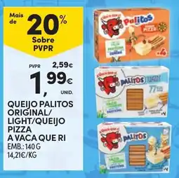 Continente queijo palitos original/light/queijo pizza a vaca que ri promoção
