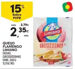 Continente Queijo flamengo limiano fatias grossíssimas promoção