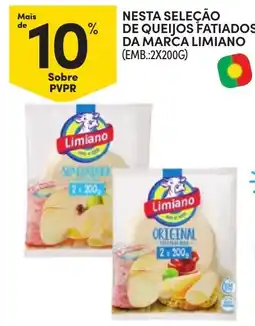 Continente queijos fatiados da marca limiano promoção