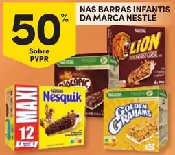 Continente Barras infantis da marca Nestlé promoção