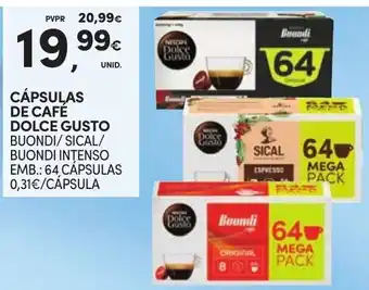 Continente Cápsulas de café dolce gusto buondi/ sical/ buondi intenso promoção