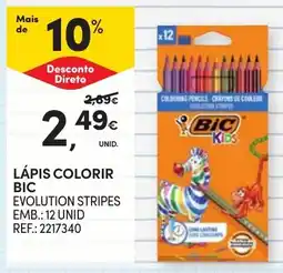 Continente Lápis colorir bic promoção