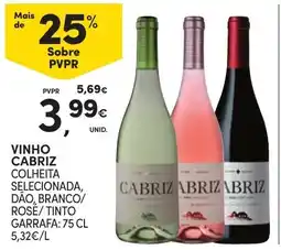 Continente vinho cabriz promoção