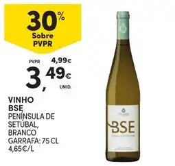 Continente Vinho bse península de setúbal, branco promoção