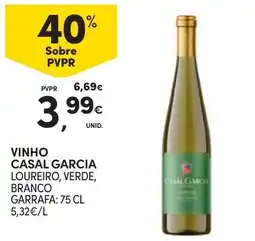 Continente vinho casal garcia loureiro, verde, branco promoção