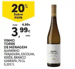 Continente vinho torre de menagem promoção