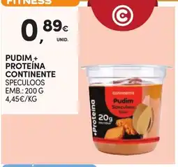 Continente Pudim proteína continente promoção