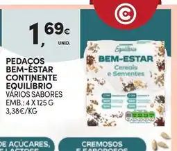 Continente pedaços bem-estar continente equilíbrio promoção