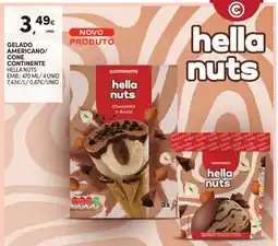 Continente hella nuts chocolate e avelã promoção