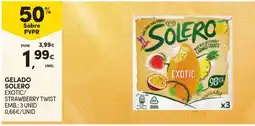 Continente Gelado solero exotic/strawberry twist promoção