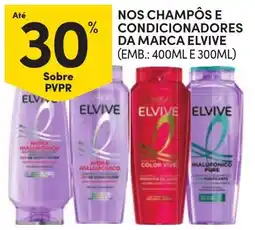 Continente Nos champôs e condicionadores da marca elvive promoção