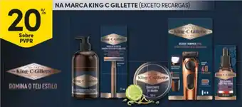 Continente King C Gillette promoção