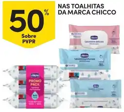 Continente toalhitas da marca chicco promoção