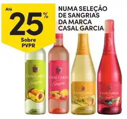 Continente sangria da marca casal garcia promoção