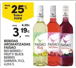 Continente Bebidas aromatizadas faisão promoção