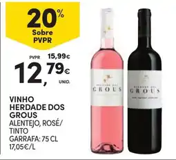 Continente vinho herdade dos grous promoção