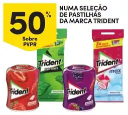 Continente Trident pastilhas promoção
