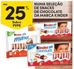 Continente Kinder Chocolate promoção