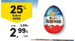 Continente Kinder surpresa promoção