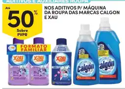Continente Aditivos e auxiliares roupa nos aditivos p/ máquina da roupa das marcas calgon e xau promoção