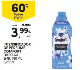 Continente Intensificador de perfume comfort frescura promoção