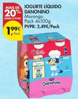 Pingo Doce Iogurte líquido danonino promoção