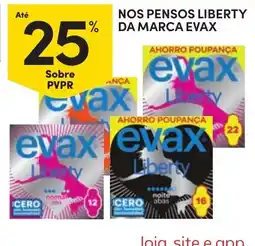 Continente pensos liberty da marca evax promoção