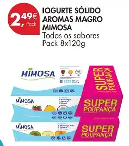 Pingo Doce Iogurte sólido aromas magro mimosa promoção