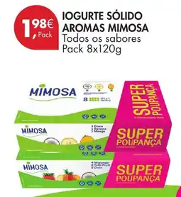 Pingo Doce Iogurte sólido aromas mimosa promoção