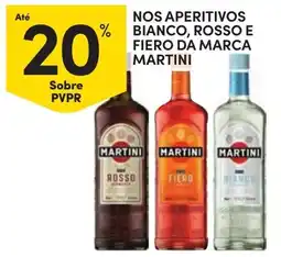 Continente nos aperitivos bianco, rozzo e fiero da marca martini promoção