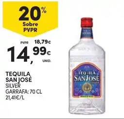 Continente Tequila San Jose Silver promoção