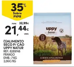 Continente Alimento seco p/ cão uppy natur promoção