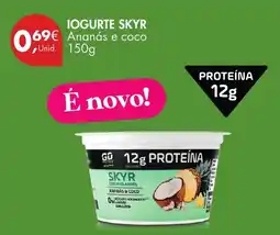 Pingo Doce Iogurte skyr ananás e coco promoção