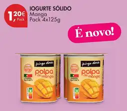 Pingo Doce Iogurte sólido manga pingo doce promoção