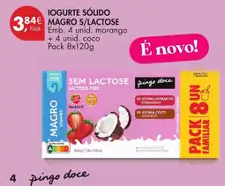 Pingo Doce Iogurte sólido magro s/lactose pingo doce promoção