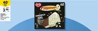 Continente gelado sandwich ola filipinos original promoção