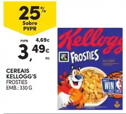 Continente Cereais Kellogg's Frosties promoção