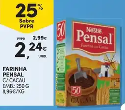 Continente Pensal farinha com cacau promoção