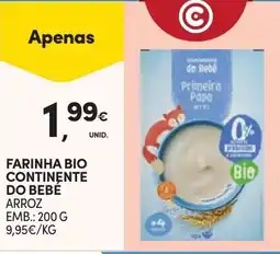 Continente Farinha bio continente do bebê arroz promoção