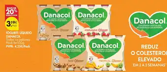 Pingo Doce Iogurte líquido danacol promoção